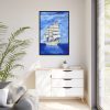 5550759747787194298_2048.jpeg White Sea Sailing Ship Framed Canvas