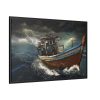 5575223922213096117_2048.jpeg Old Boat In Storm Framed Canvas
