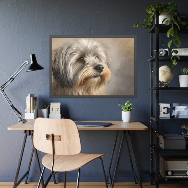 5635422368441445272_2048.jpeg Havanese Dog Framed Poster