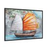 5641962241874852358_2048.jpeg Traditional Chinese Sailing Ship Framed Canvas