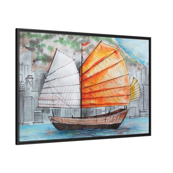 5641962241874852358_2048.jpeg Traditional Chinese Sailing Ship Framed Canvas