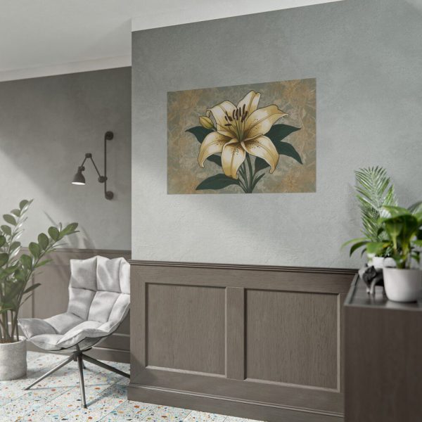 5657447701243975786_2048.jpeg Vintage Flower Lily Poster