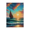 570705529299791916_2048.jpeg Lonely Beach Ocean Sailing Ship Poster