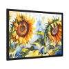 5914459649519006552_2048.jpeg Sunflower Floral Watercolor Art Framed Poster