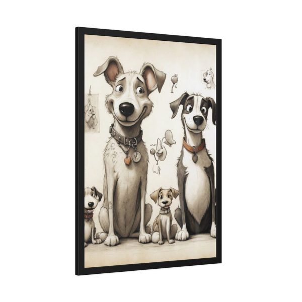 5938995477189449734_2048.jpeg Funny Dog Art Print Framed Poster