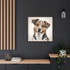 6006239240612631013_2048.jpeg Dog Cartoon Sketch Framed Canvas