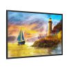 6163425753828401012_2048.jpeg Ship and Lighthouse Framed Canvas