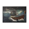 6179594843984090418_2048.jpeg Old Boat In Storm Framed Canvas