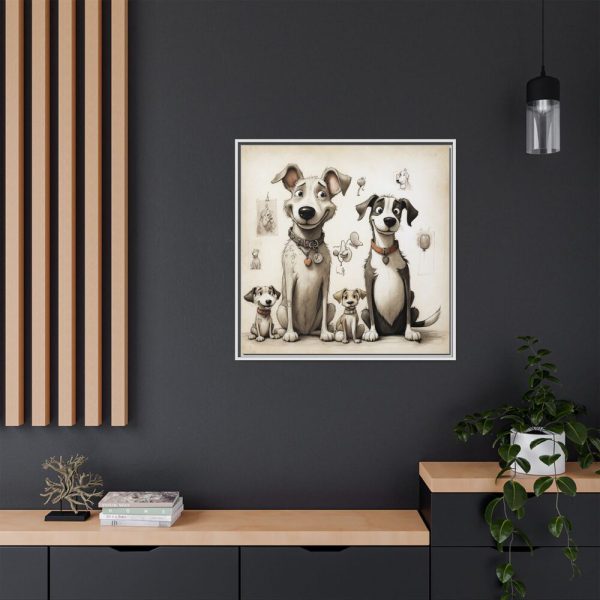6357627764764578362_2048.jpeg Funny Dog Art Print Framed Canvas
