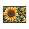 Sunflower Wildflower Blossom Framed Poster