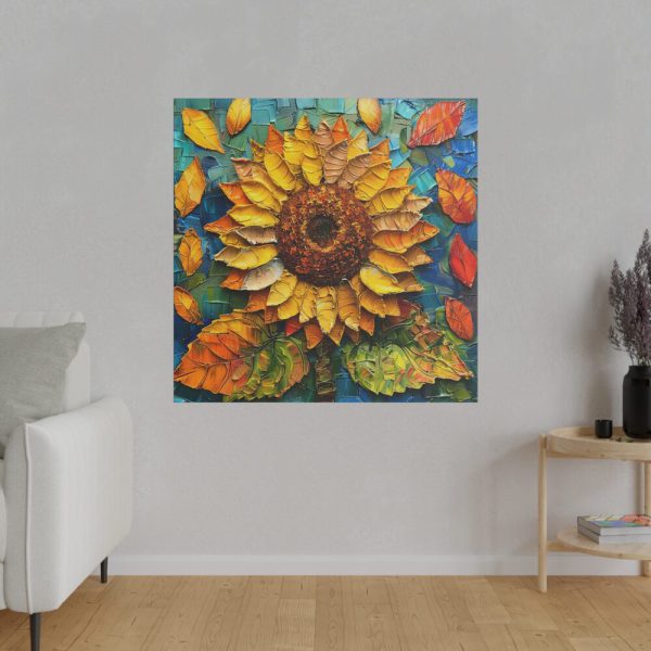 6534187392135179761_2048.jpeg Mixed Media Sunflower Art Standard Canvas