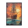 6629763128137023046_2048.jpeg Vintage Pirate Ship At Sea Art Framed Canvas