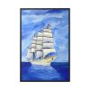 6685452067502122010_2048.jpeg White Sea Sailing Ship Framed Canvas