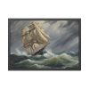 6720347535303690524_2048.jpeg Sail Ship And Stormy Sea Framed Poster