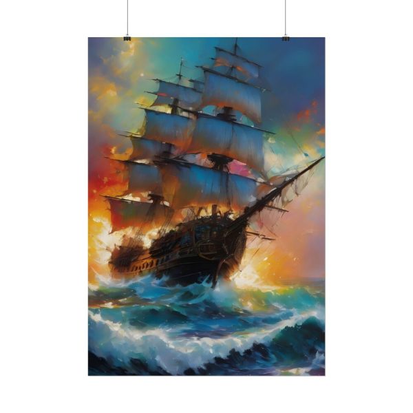 6749276496671429490_2048.jpeg Pirate Ship Fantasy Illustration II Poster