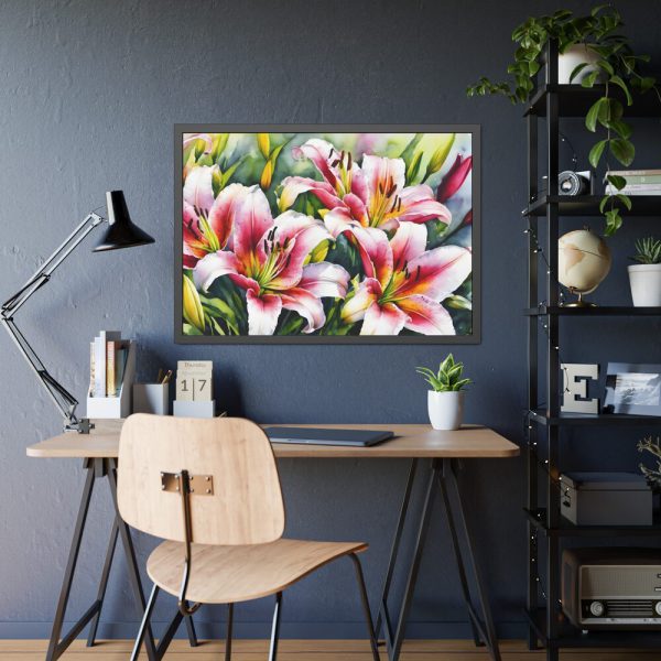 6901882152009685776_2048-1.jpeg Lily Flower Blossom Art Framed Poster