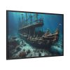 6946290106328545497_2048.jpeg Ancient Sunken Ship Framed Canvas