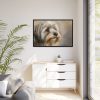 6977786027941572935_2048.jpeg Havanese Dog Framed Canvas