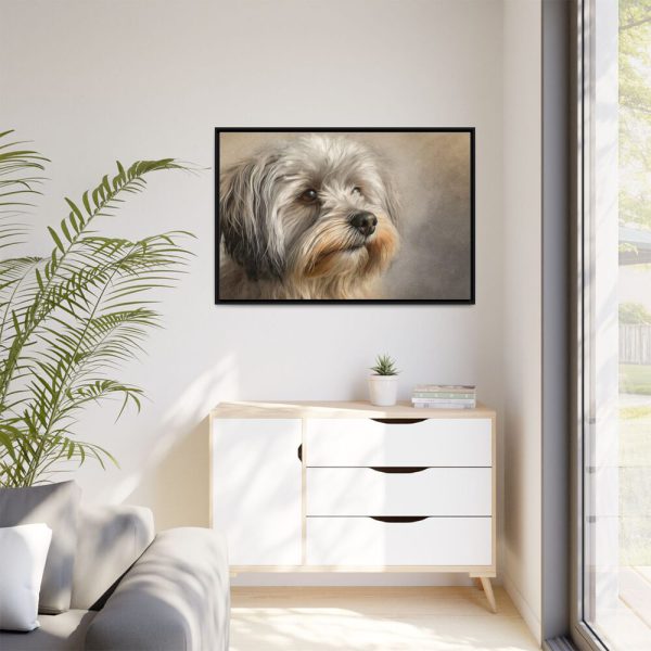 6977786027941572935_2048.jpeg Havanese Dog Framed Canvas