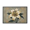 Vintage Flower Lily Framed Canvas
