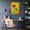 7147889076556585789_2048.jpeg Sunflower Textured Digital Painting Framed Poster