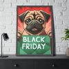 7407199250460498113_2048-1.jpeg Black Friday Dog With Bag Framed Poster