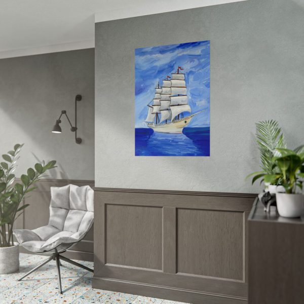 7412235511995822106_2048.jpeg White Sea Sailing Ship Poster