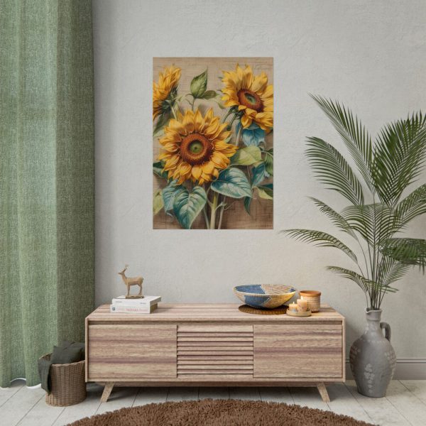 7547412222300936028_2048.jpeg Vintage Sunflower Art Print Poster