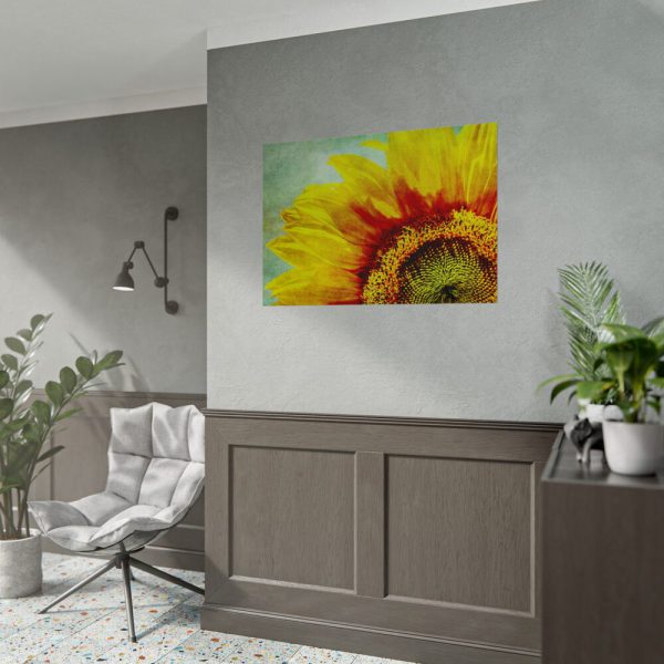 Sunflower Vintage Art Poster