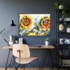 7706971233782557826_2048-1.jpeg Sunflower Floral Watercolor Art Framed Poster