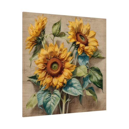 7973961398040836190_2048.jpeg Vintage Sunflower Art Print Standard Canvas