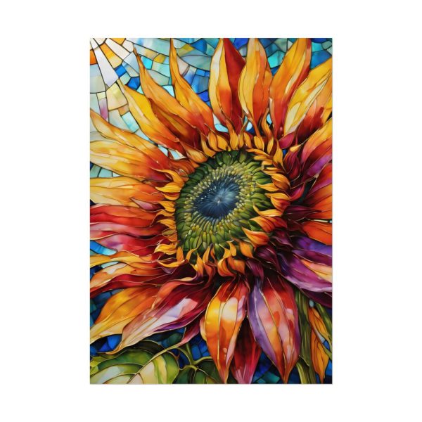 814986744671306663_2048.jpeg Sunflower Mosaic Art Poster