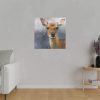 Deer Watercolor Painting Portrait Standard Canvas