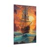 8389970990797046277_2048.jpeg Vintage Pirate Ship At Sea Art Poster