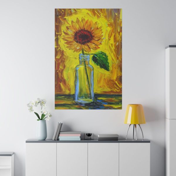 846311216029009802_2048.jpeg Sunflower Textured Digital Painting Standard Canvas