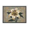 Vintage Flower Lily Framed Poster
