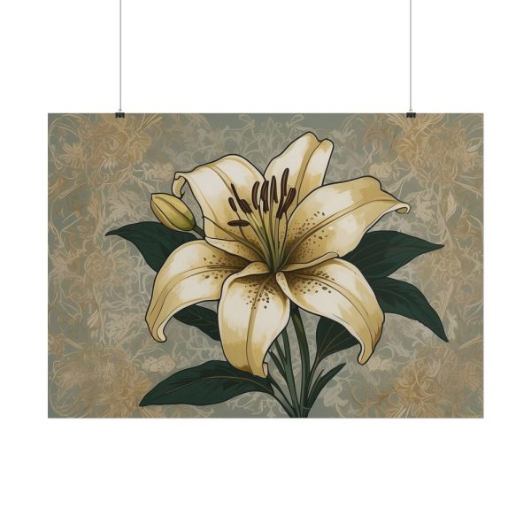 8701249820545295798_2048.jpeg Vintage Flower Lily Poster