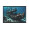 874552005810832041_2048-1.jpeg Ancient Sunken Ship Framed Poster