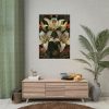 Vintage Lily And Hearts Art II Poster