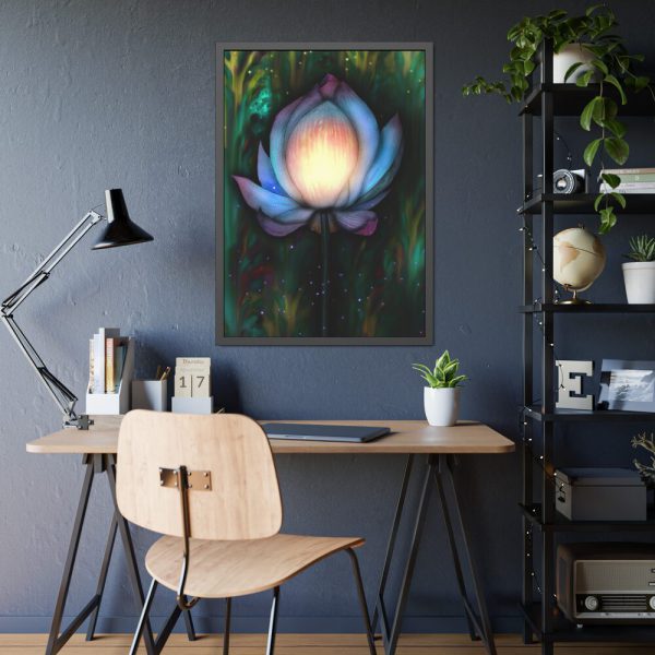 8803134038285931786_2048.jpeg Magic Lily Flower Framed Poster