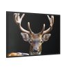 88289.jpg Fallow Deer, Cloven-hoofed Mammal Framed Canvas