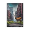 88299-1.jpg Armageddon City Deer Framed Canvas