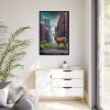 88299-3.jpg Armageddon City Deer Framed Canvas