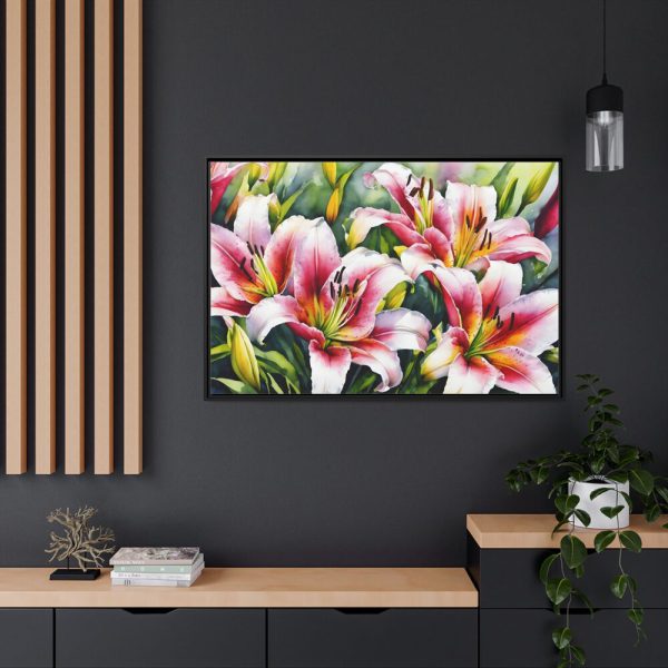 8832191454354120463_2048.jpeg Lily Flower Blossom Art Framed Canvas