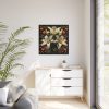 8914689032329361741_2048.jpeg Vintage Lily And Hearts Art II Framed Canvas