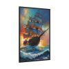 9010115131219293677_2048.jpeg Pirate Ship Fantasy Illustration II Framed Canvas