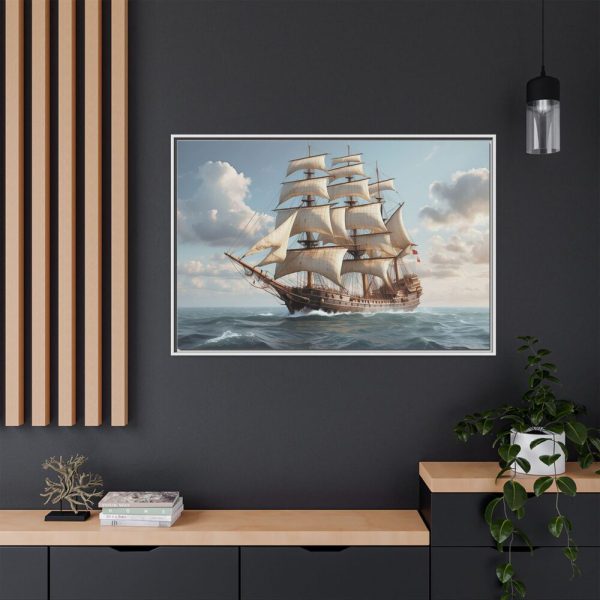 9064587236160323535_2048.jpeg Ship Sailing In The Ocean Framed Canvas