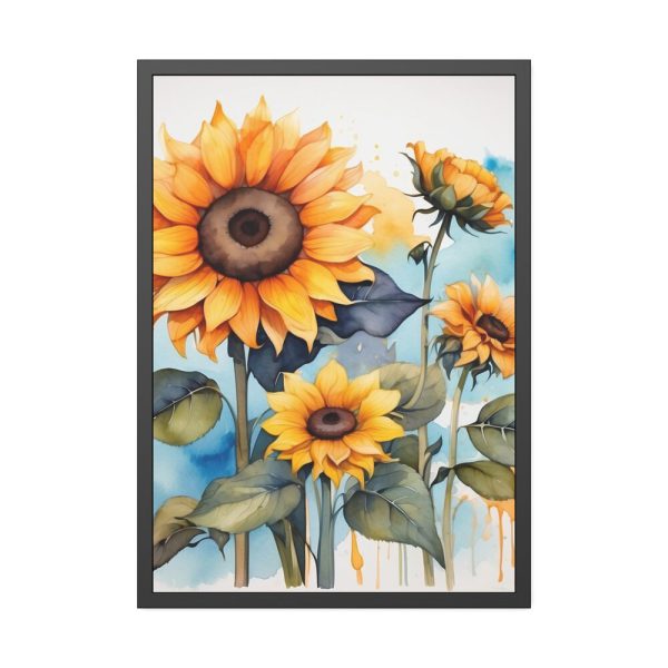 9075029248951588368_2048.jpeg Watercolor Sunflower Art Print Framed Poster