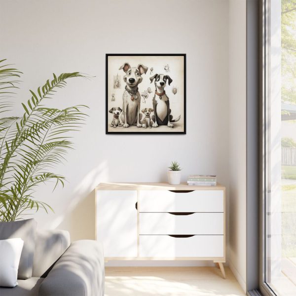 9083203753115376193_2048.jpeg Funny Dog Art Print Framed Canvas