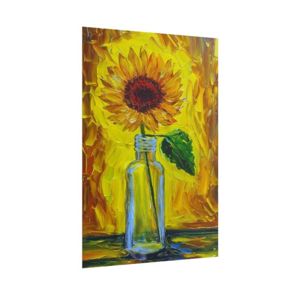 9225368379144745578_2048.jpeg Sunflower Textured Digital Painting Poster